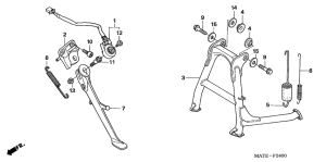 CBR1100XX Stand comp
