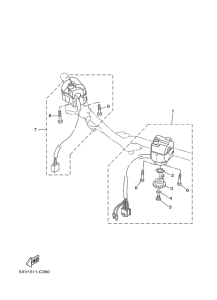 T110 Handle switch & lever