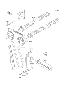 ZX1100 Распредвал