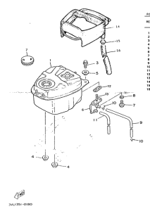 CW50 Rpservoir a carburant