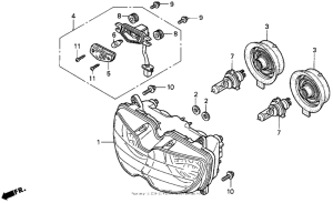 CBR900RR Headlight 95-97