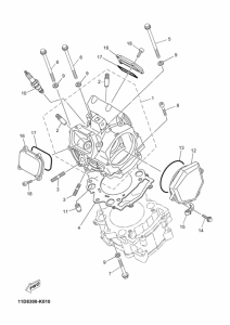 XT660Z (ABS) Головка цилиндров