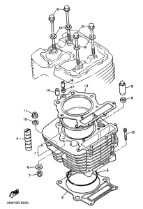 TT600W Цилиндры
