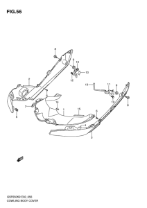 GSF650S (ABS) Cowling body cover