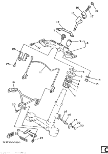 XV250 Управление