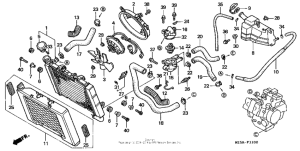 VF750C Радиатор