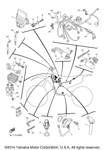 YZ450FEL Электрика