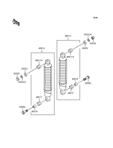 BJ250 Подвеска  /  амортизатор