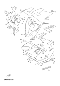 TZR50 Обтекатель 2