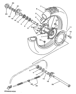  Переднее колесо