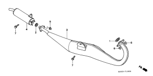 NSR75 Глушитель