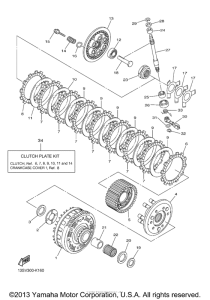 YZF-R6 Сцепление