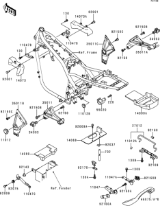 ZR1100 Battery case(1 / 2)