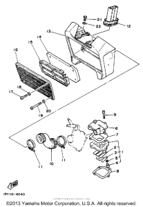 BW80U Воздушный фильтр