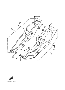 TZR50 ｻｲﾄﾞｶﾊﾞｰ