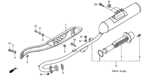 XR80R Глушитель