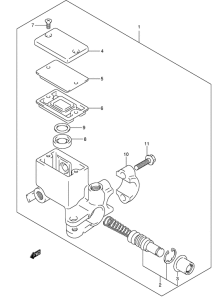 AN400 Задний тормозной цилиндр