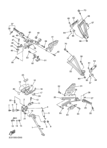 YZF-R6 Stand & footrest