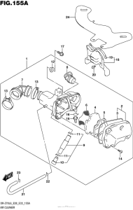 DR-Z70 Воздушный фильтр