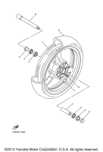 YZF-R6 Переднее колесо