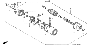 CB1300S (ABS) Стартерный мотор