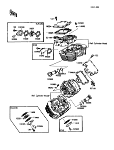 VN1500 Крышка головки цилиндров