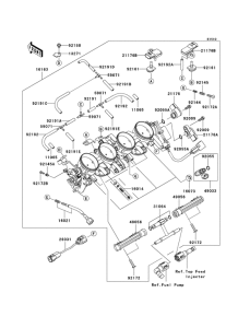 ZX600 Accelerator assy