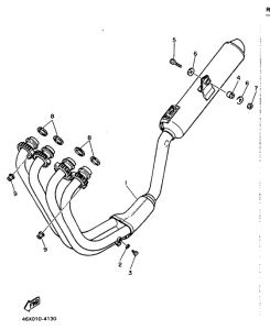 FZ600 Выхлопная система