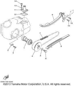 TTR90P Цепь механизма газораспределения