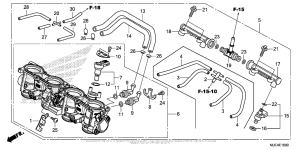 CBR650F Корпус Дросселя