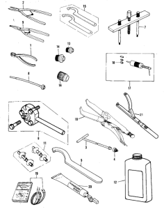 KDX420 Special service tools