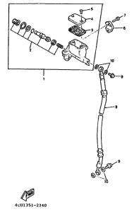 YM50 M. cylinder for disk brake