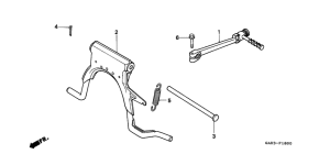 SK50M Stand / kick starter arm