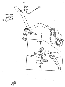 CW50RSP Handle switch. lever