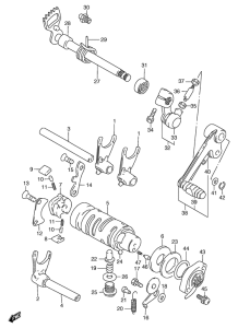 GS125 Переключение передач