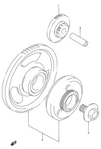 GSX750 Муфта стартера