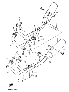 FZX750 Глушитель