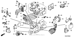 GL1800 (ABS) Control unit (gl1800'06-) (airbag)