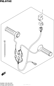 DL650X (ABS) Optional (Grip Heater Set)