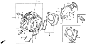  Головка цилиндров