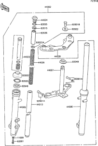 AR50 Передняя вилка