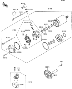 ZX1100 Стартер