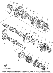 FZR600RFC Трансмиссия