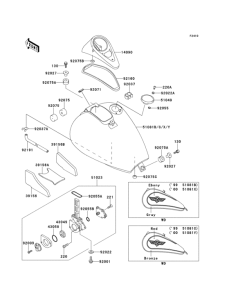 VN400 Fuel tank(1 / 3)