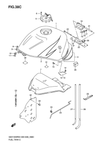 GSX1300R Tank fuel