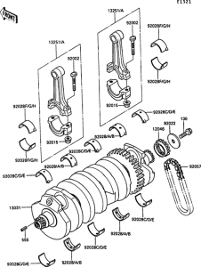 ZG1000 Коленвал
