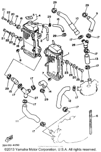 YZ250L Радиатор и Патрубки