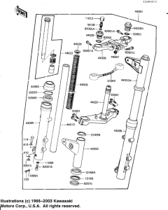 Вилка передней оси