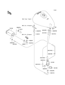 BN125 Испарительная система топлива