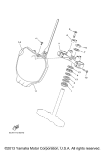 YZ125R Управление